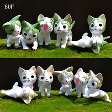 Load image into Gallery viewer, 6Pcs/Set Landscape Ornaments Cat Statue