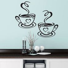 Load image into Gallery viewer, Coffee Cups Wall Sticker