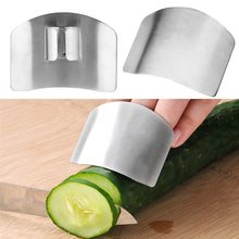 Load image into Gallery viewer, Stainless Steel Finger Guard Protection Kitchen Tools