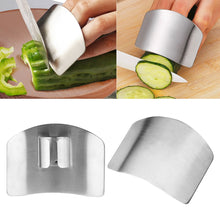Load image into Gallery viewer, Stainless Steel Finger Guard Protection Kitchen Tools
